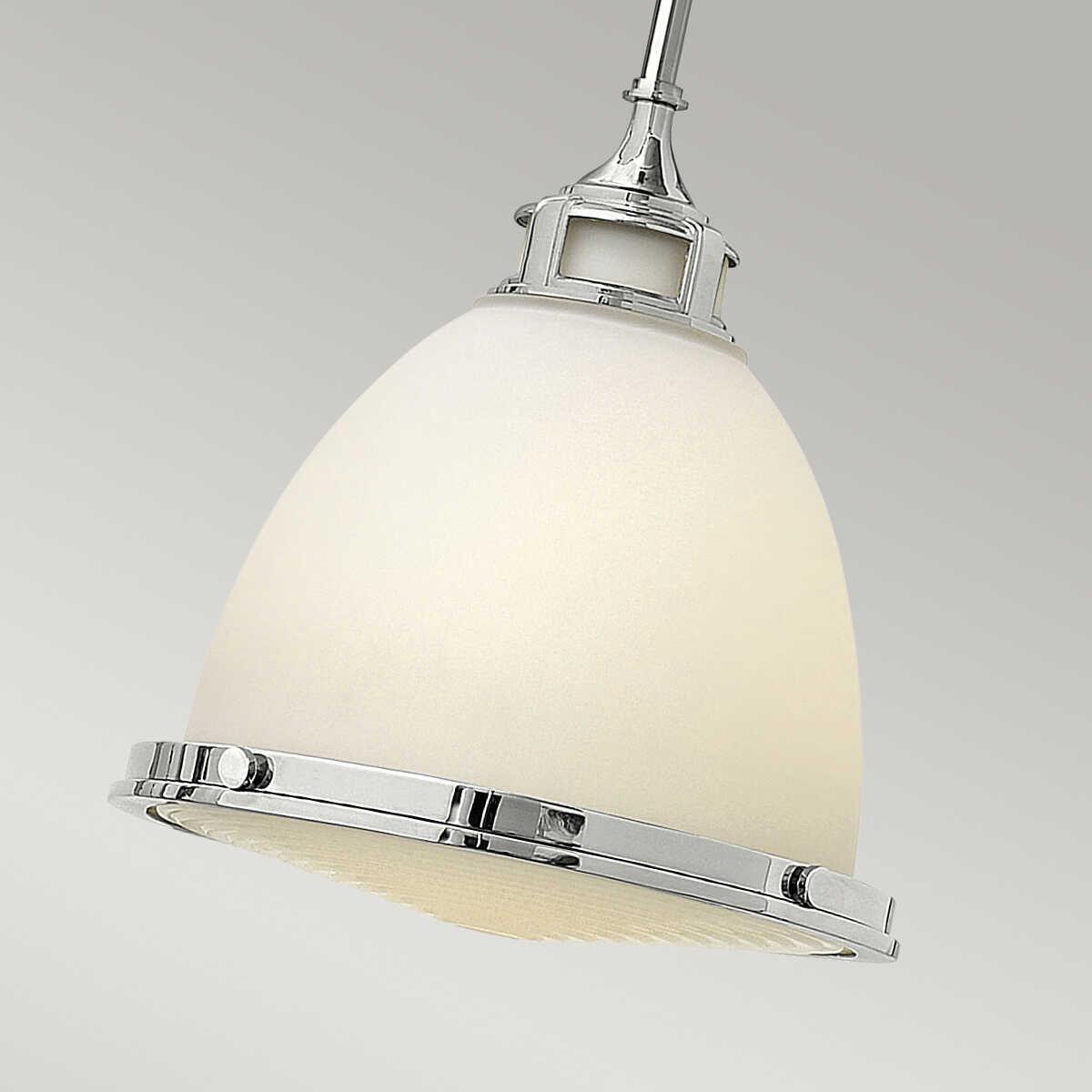 Hinkley Amelia Chrome Art Deco Ceiling Light-Ceiling Pendant Lights-Elstead Lighting-6-Tiffany Lighting Direct