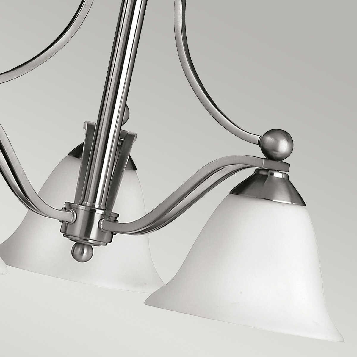 Hinkley Bolla Brushed Nickel 3 Light Chandelier-Elstead Lighting-7-Tiffany Lighting Direct