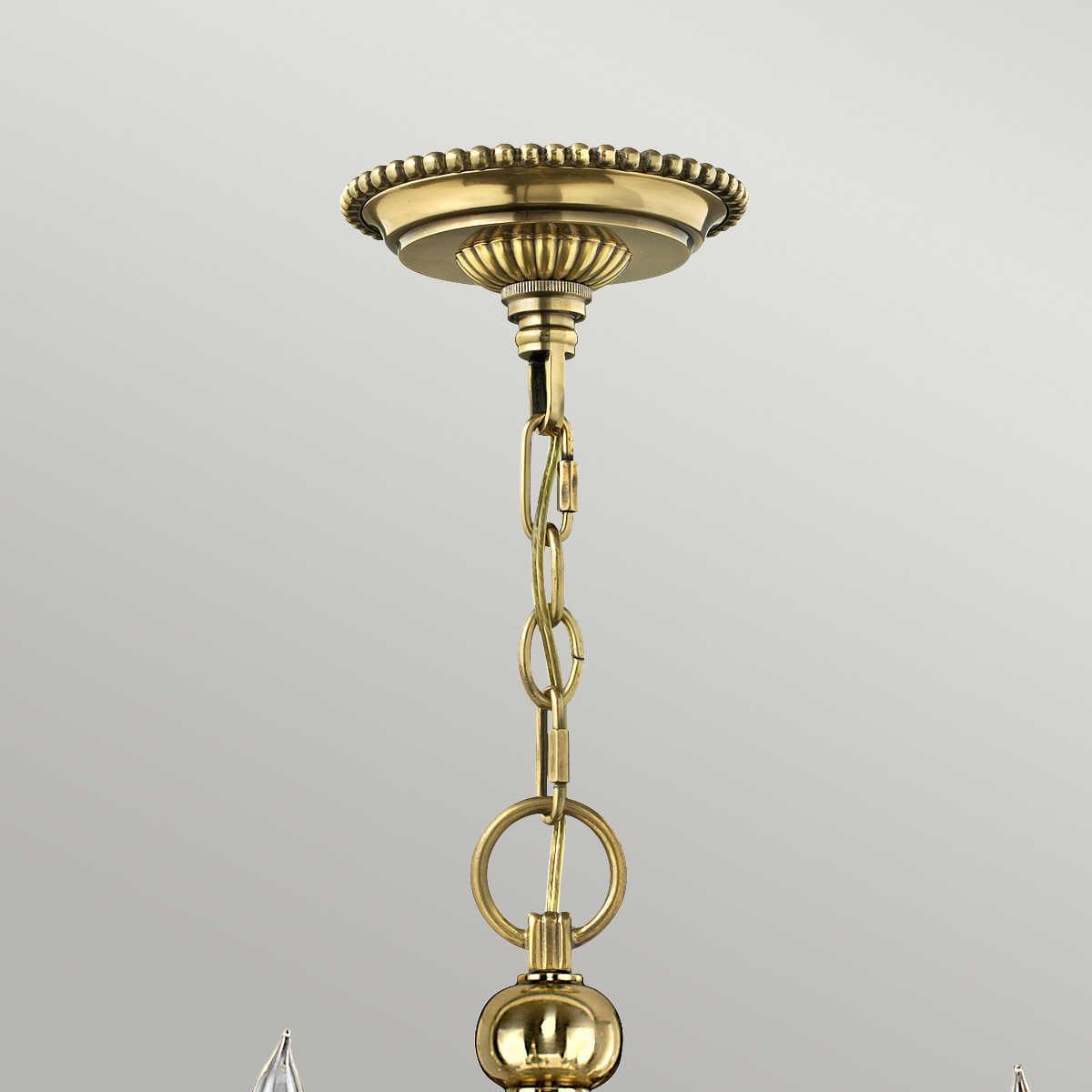 Hinkley Cambridge Solid Brass 15 Light Chandelier-Elstead Lighting-4-Tiffany Lighting Direct