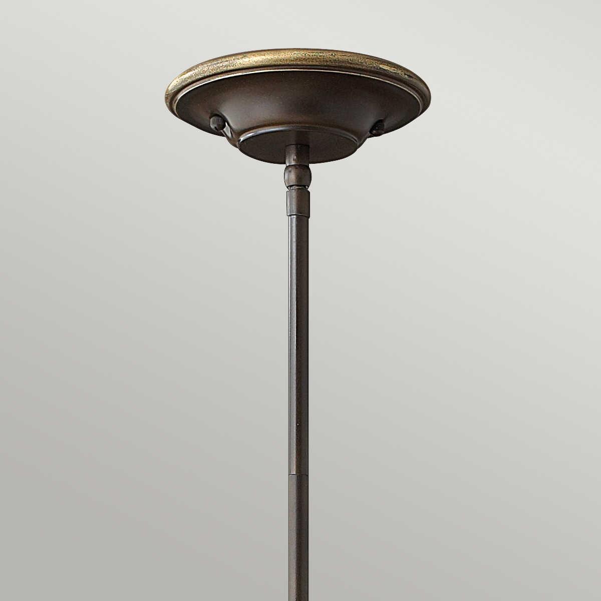 Hinkley Cello Bronze Small Art Deco Ceiling Light-Ceiling Pendant Lights-Elstead Lighting-5-Tiffany Lighting Direct