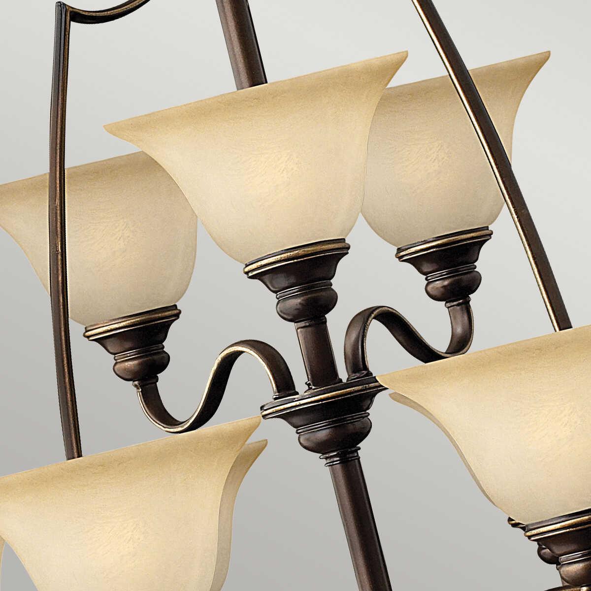 Hinkley Cello 15 Light Antique Bronze Chandelier-Elstead Lighting-5-Tiffany Lighting Direct