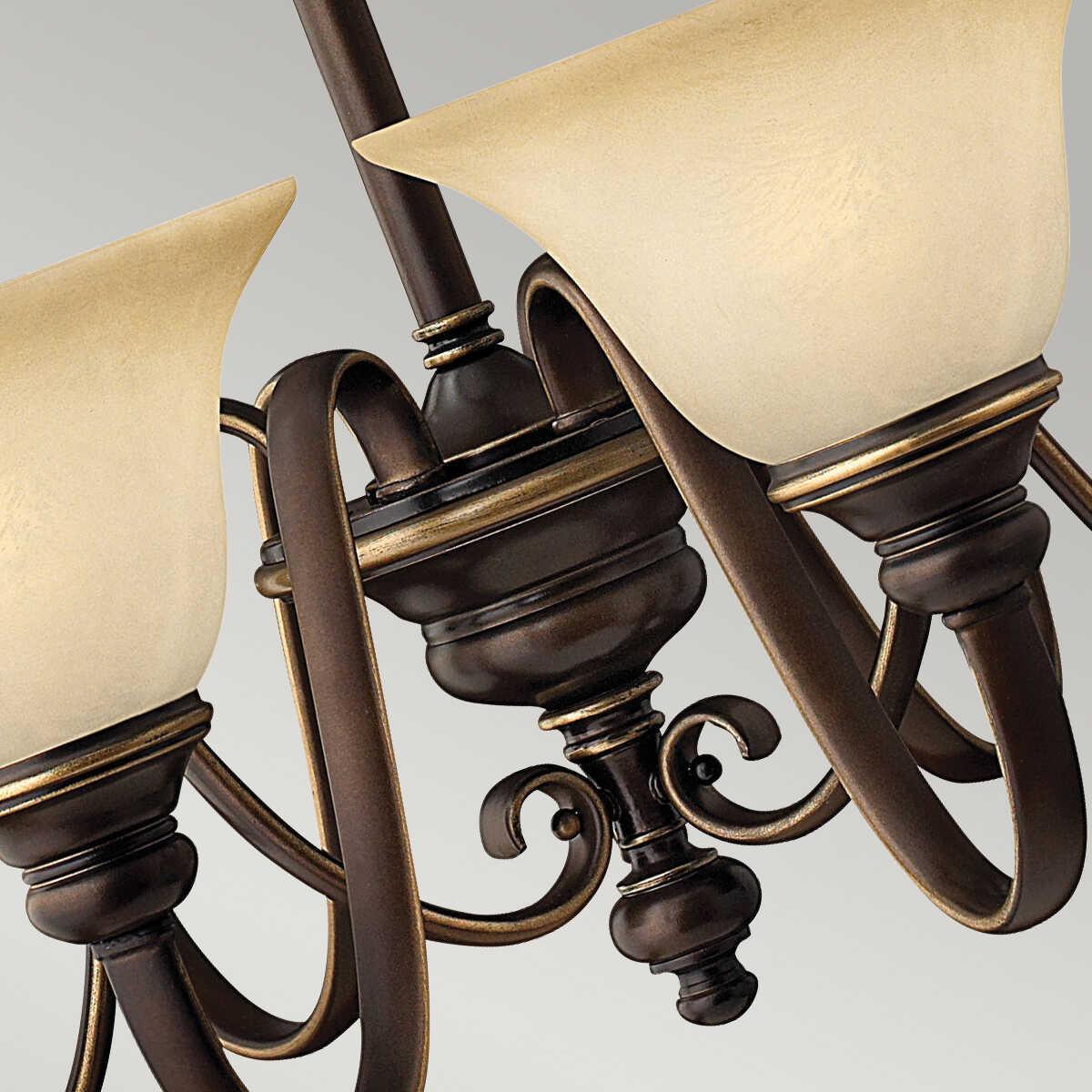 Hinkley Cello Antique Bronze 6 Light Chandelier-Elstead Lighting-6-Tiffany Lighting Direct