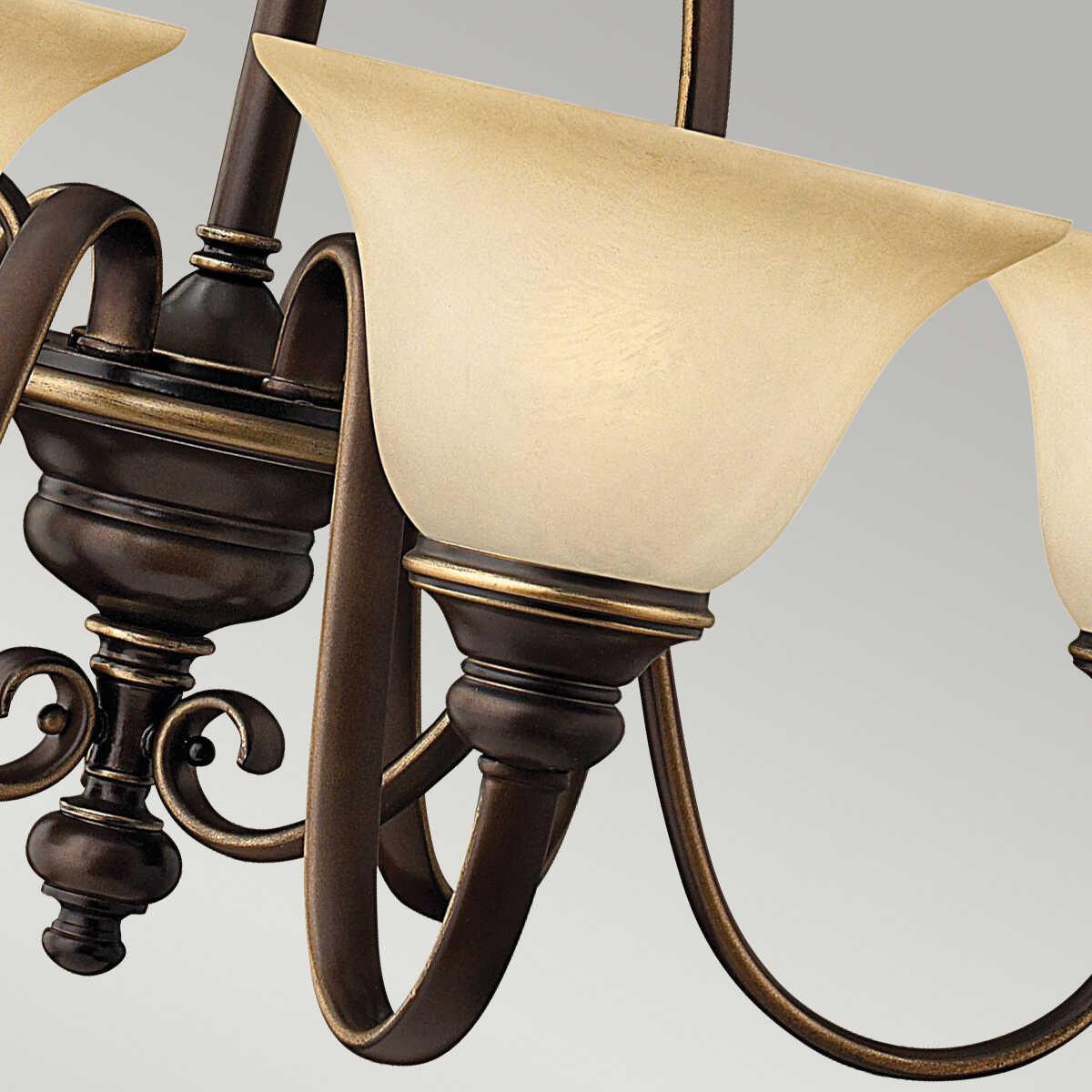 Hinkley Cello Antique Bronze 6 Light Chandelier-Elstead Lighting-7-Tiffany Lighting Direct