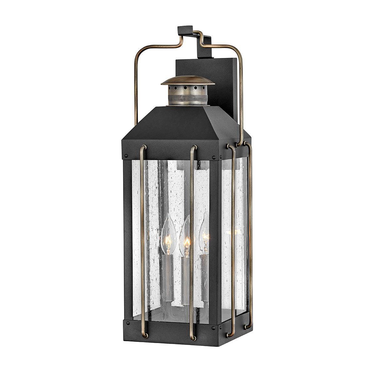 hinkley fitzgerald 3 light large outdoor wall lantern