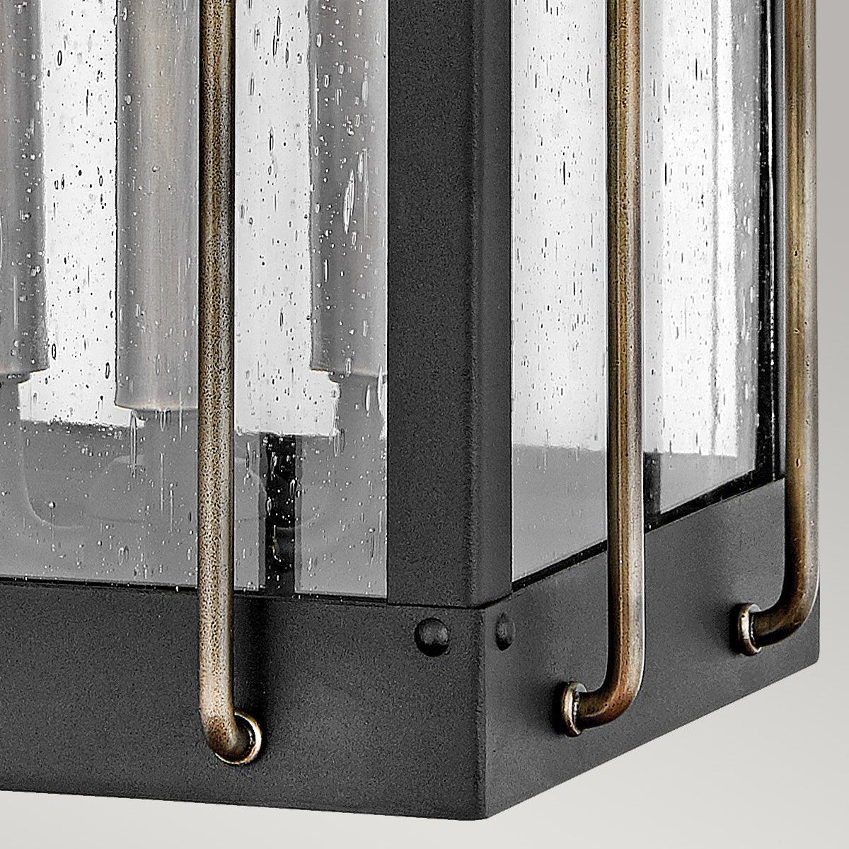 hinkley fitzgerald 3 light large outdoor wall lantern Close Up