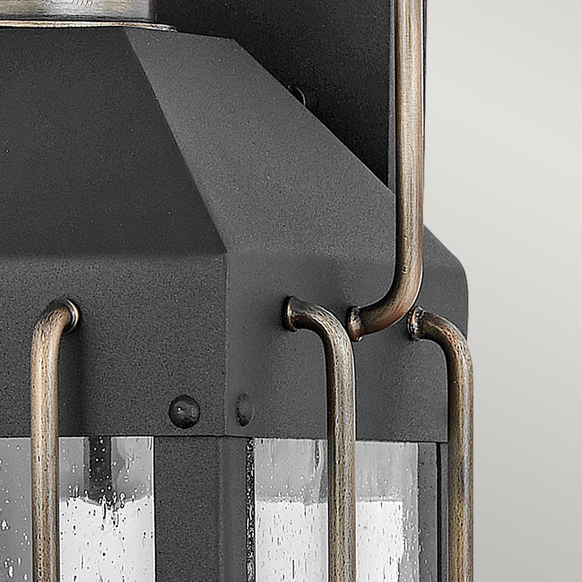 hinkley fitzgerald 2 light medium outdoor wall lantern Detailed Close Up
