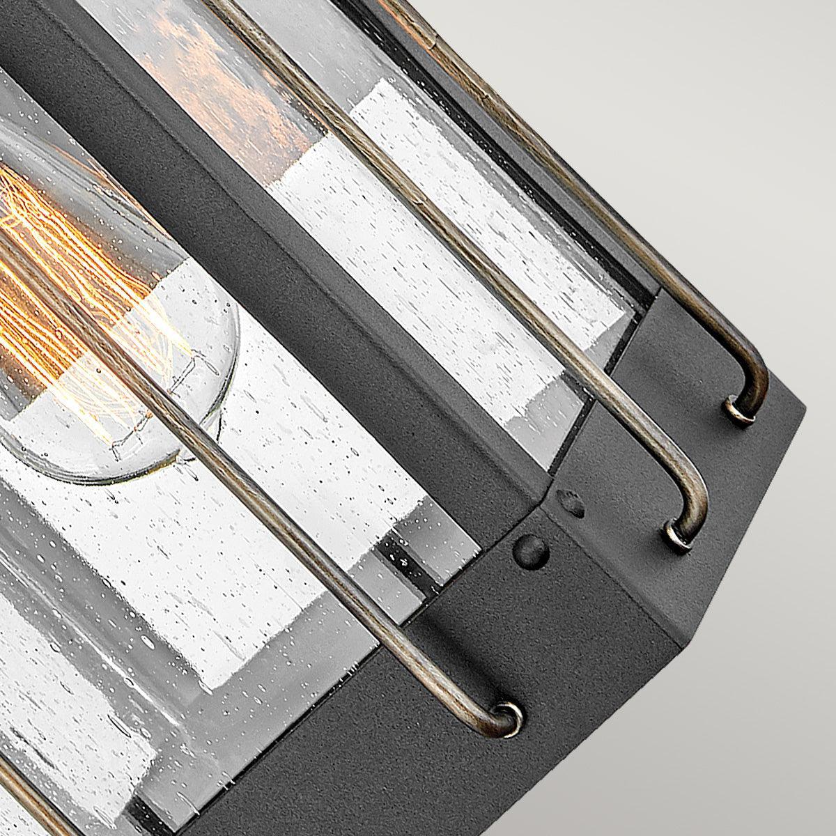 hinkley fitzgerald 1 light small outdoor wall lantern Close Up