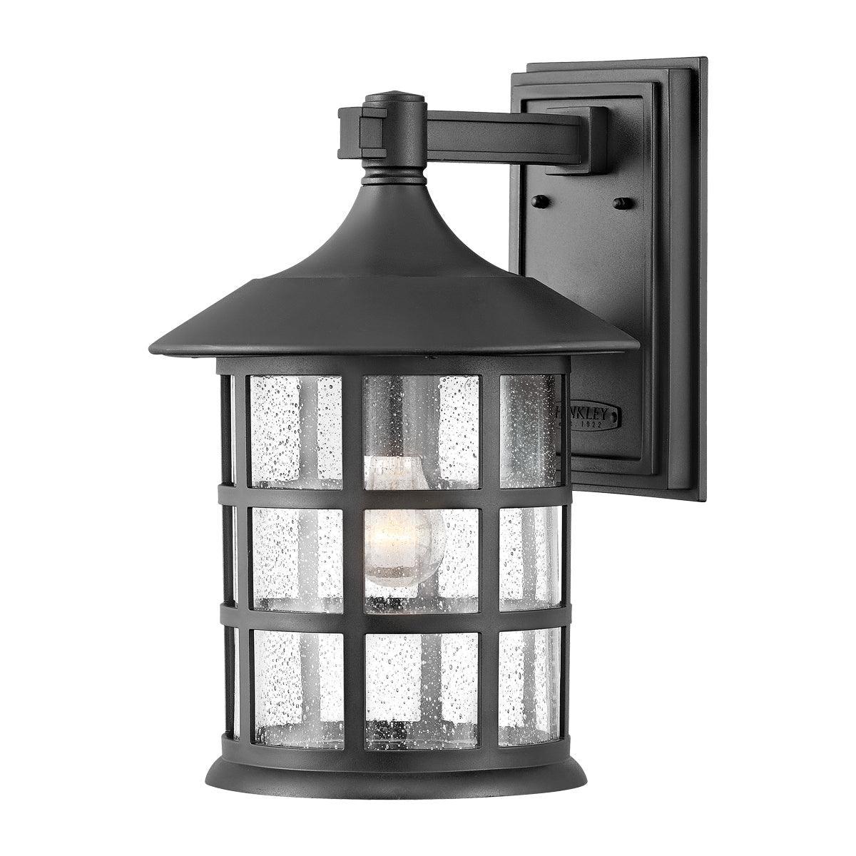 hinkley freeport 1lt large black outdoor wall lantern