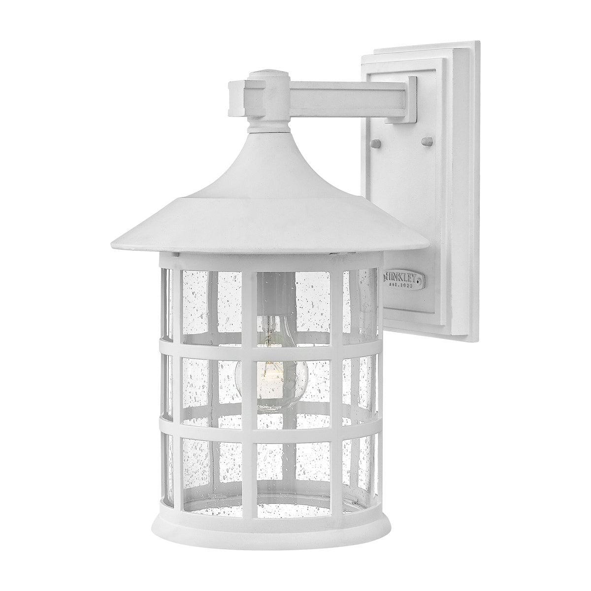 hinkley freeport 1lt large white outdoor wall lantern