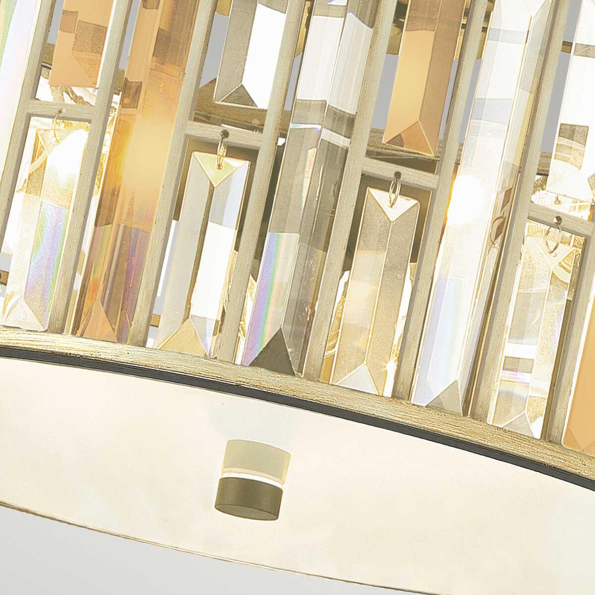 Traditional Flush & Semi Flush Ceiling Lights - Hinkley Gemma Flush Mount Ceiling Light HK/GEMMA/F SL