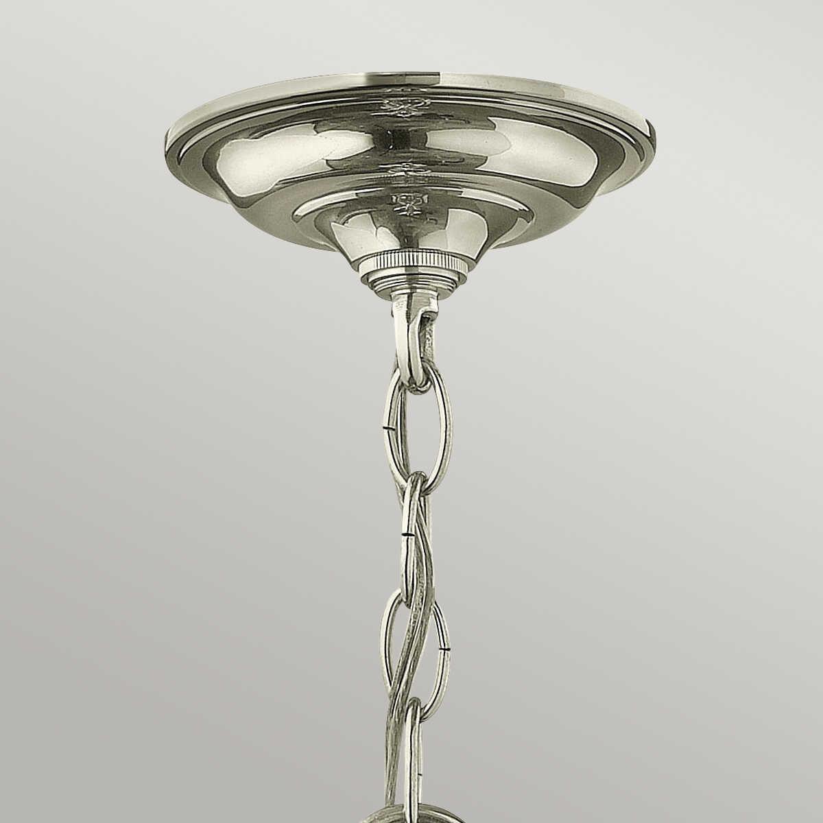 Hinkley Gentry 3 Light Small Polished Nickel Pendant-Ceiling Pendant Lights-Elstead Lighting-2-Tiffany Lighting Direct