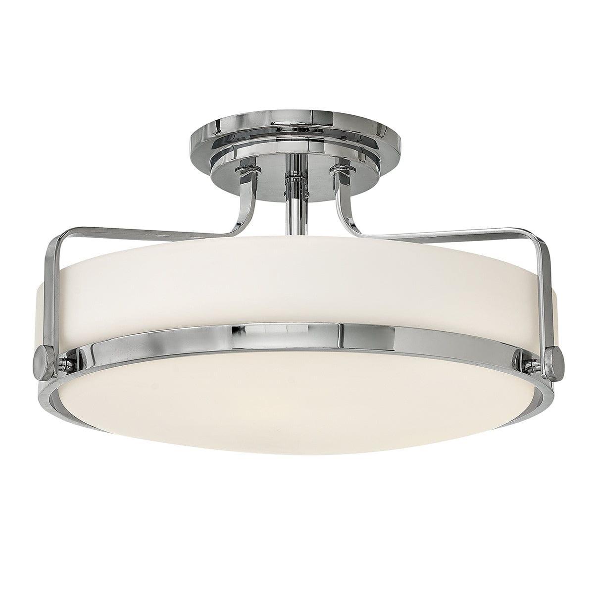 Hinkley Harper Medium Semi-Flush Polished Chrome Light Living room Image
