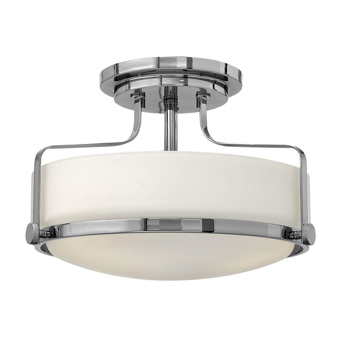 Hinkley Harper Small Semi-Flush Polished Chrome Light Living room Image