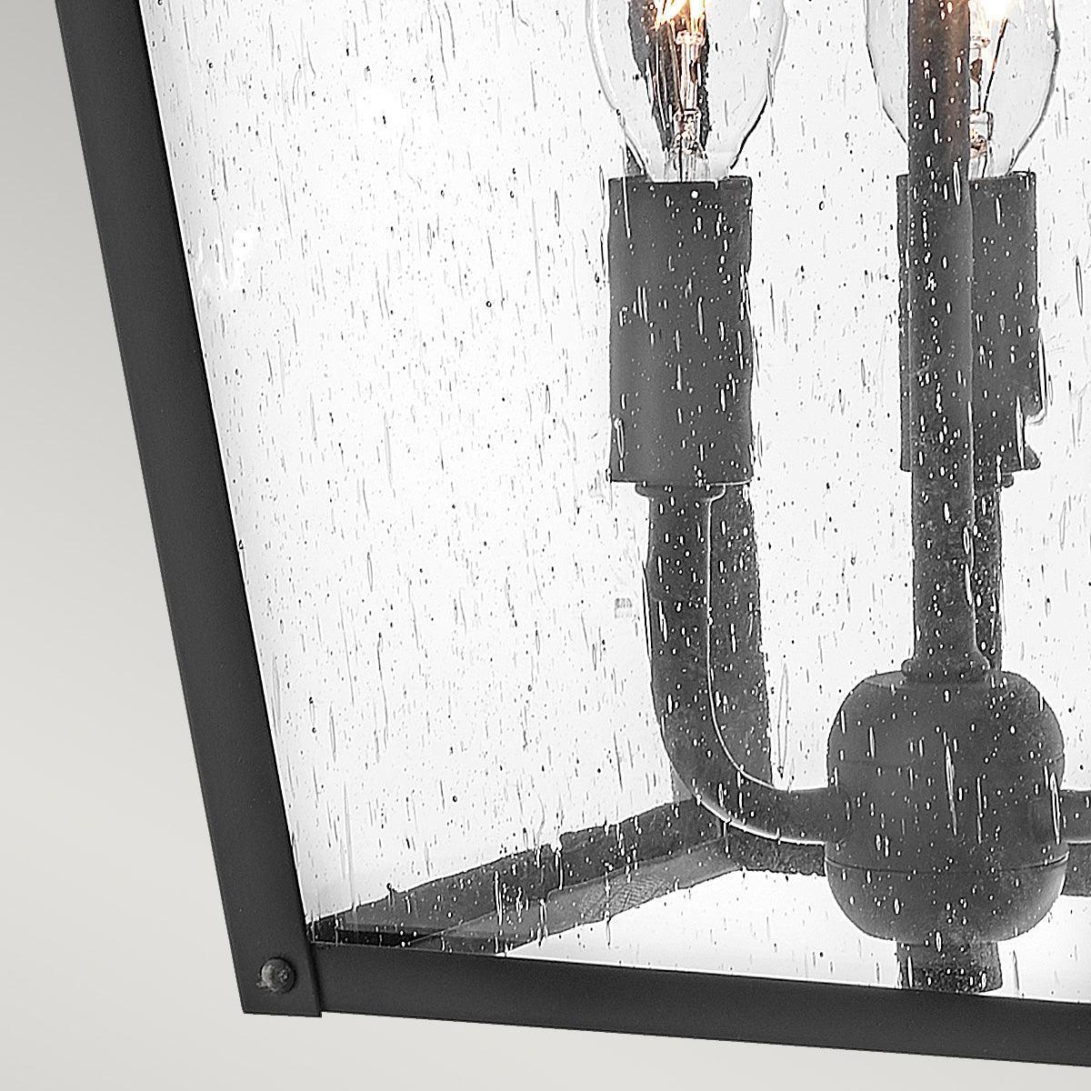 hinkley huntersfield 3 light large outdoor wall lantern Close Up