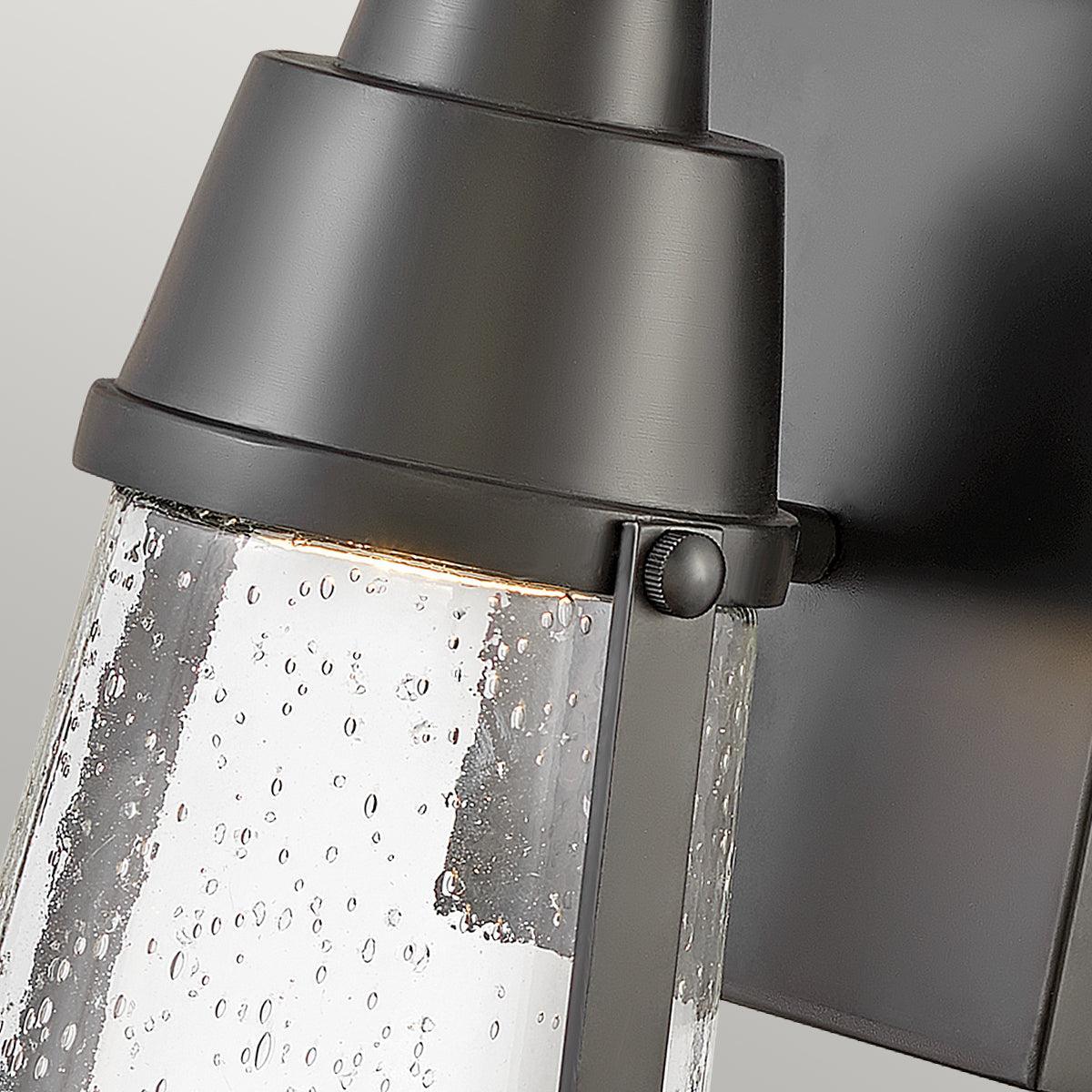 hinkley miles 1 light outdoor wall lantern Detailed Close Up