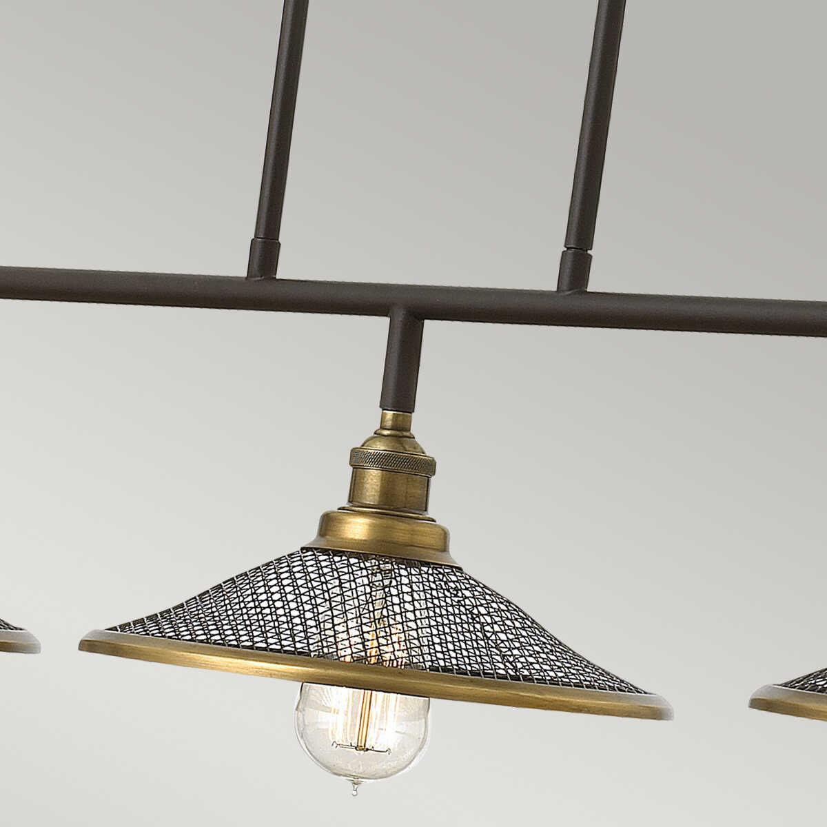 Hinkley Rigby 3 Light Island Bronze Pendant-Ceiling Pendant Lights-Elstead Lighting-7-Tiffany Lighting Direct