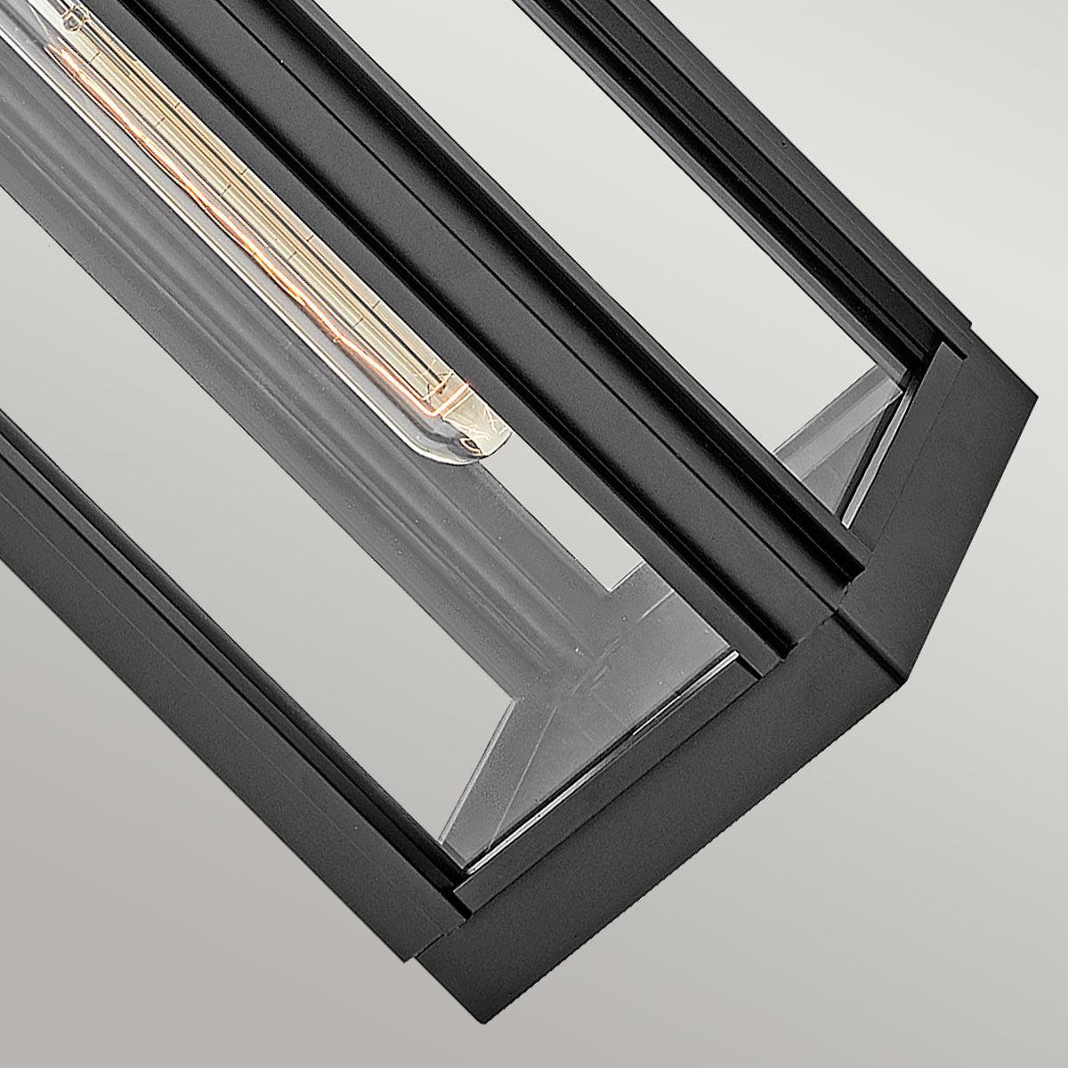 hinkley sag harbor 1 light small black outdoor wall lantern Living Room Close Up