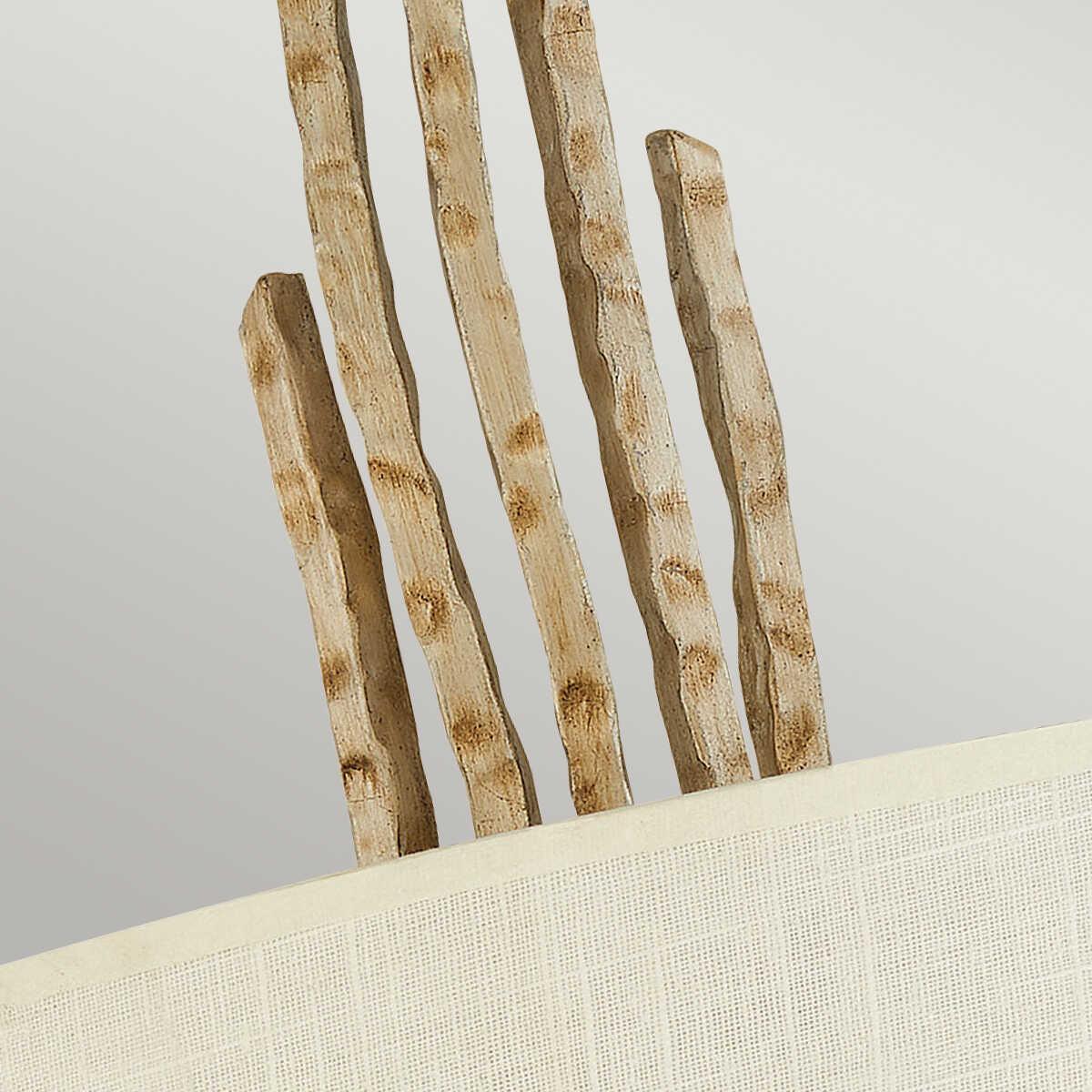 Hinkley Spyre 2 Light Champagne Gold Wall Light Close Up Image