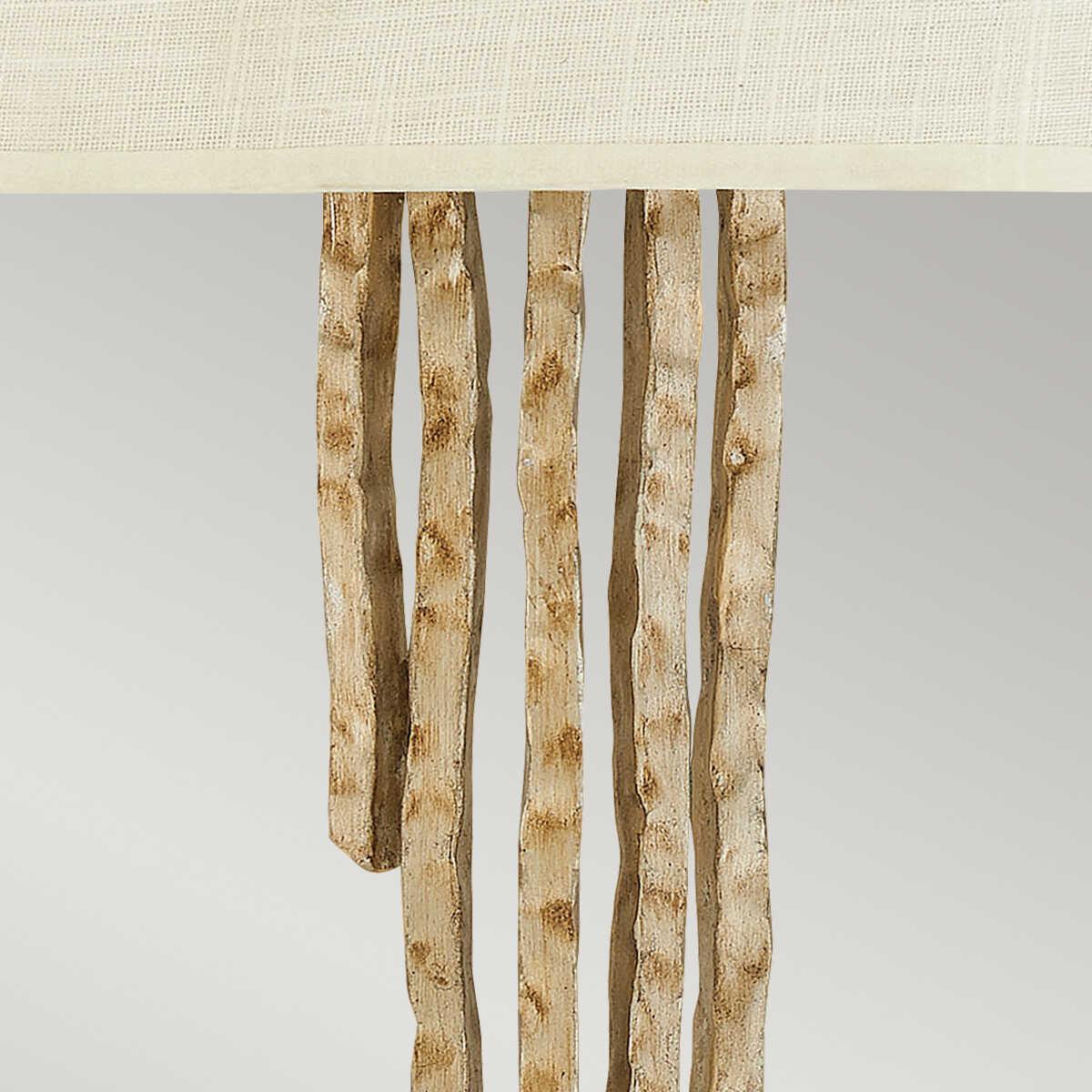 Hinkley Spyre 2 Light Champagne Gold Wall Light Living Room Close Up