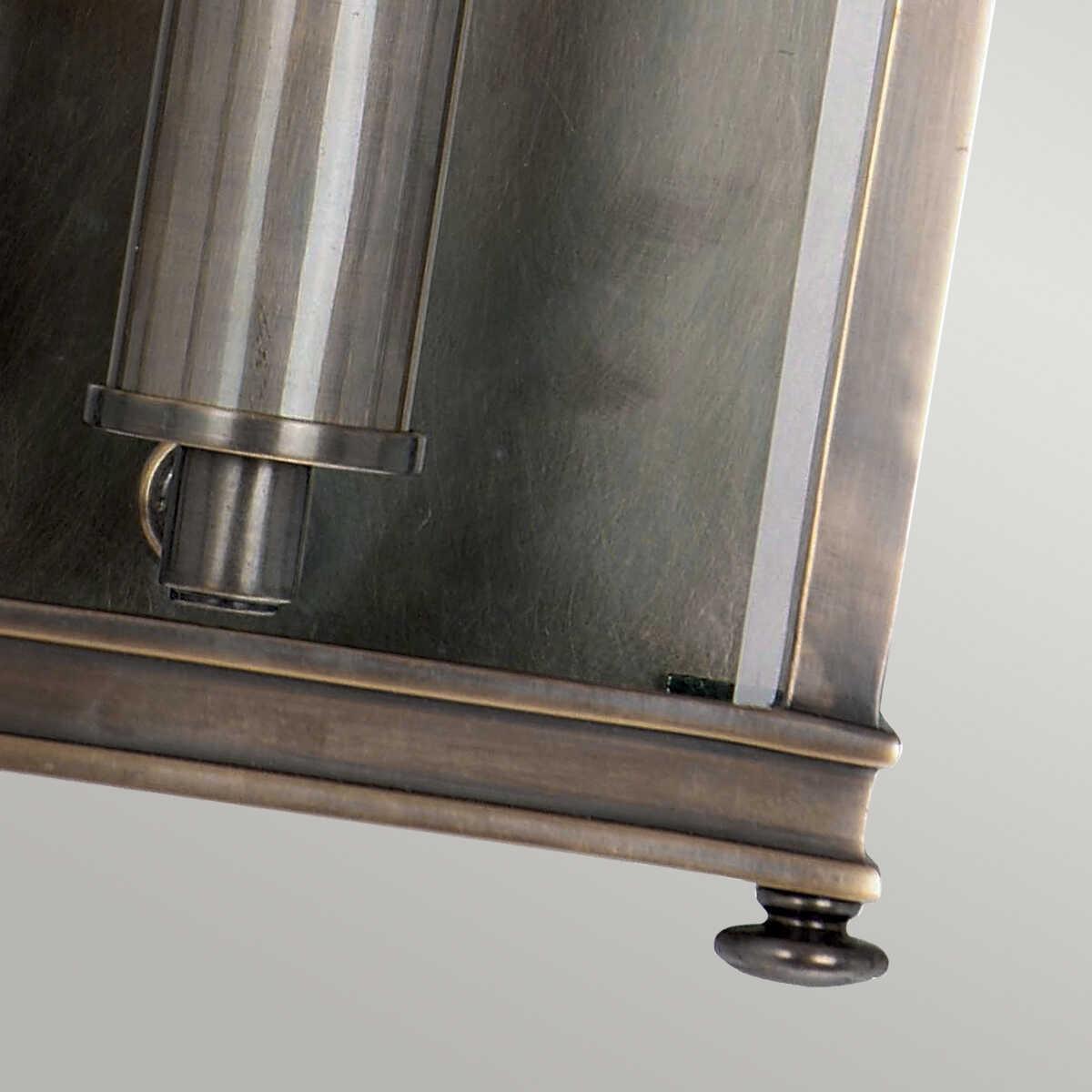 Elstead Holborn Dark Bronze Finish Small Outdoor Wall Light 4