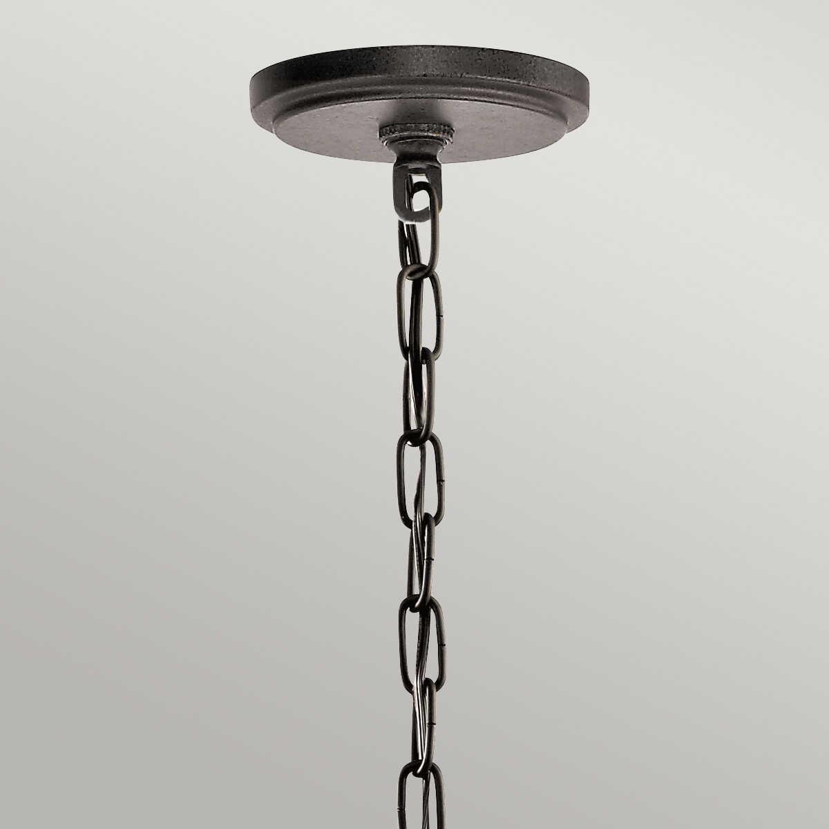 Kichler Ahrendale 4 Light Anvil Iron Chandelier-Elstead Lighting-5-Tiffany Lighting Direct