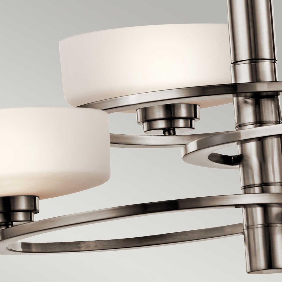 Kichler Aleeka Pewter 3 Light Chandelier - Elstead Lighting-Elstead Lighting-5-Tiffany Lighting Direct