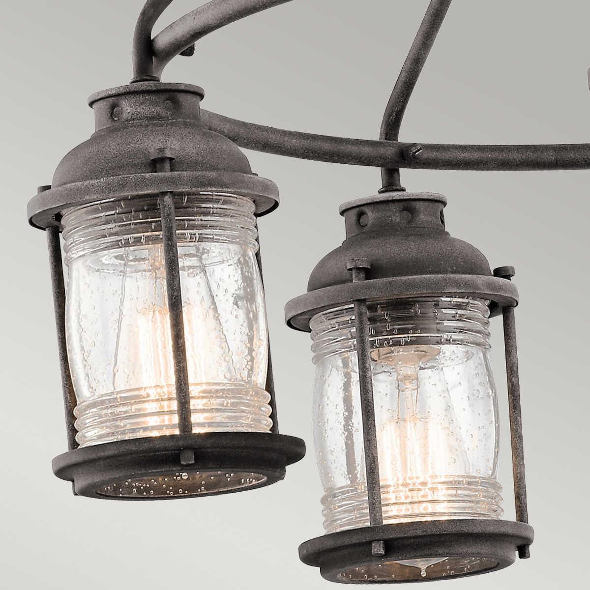 kichleer ashland bay 5 light outdoor pendant Living Room Close Up
