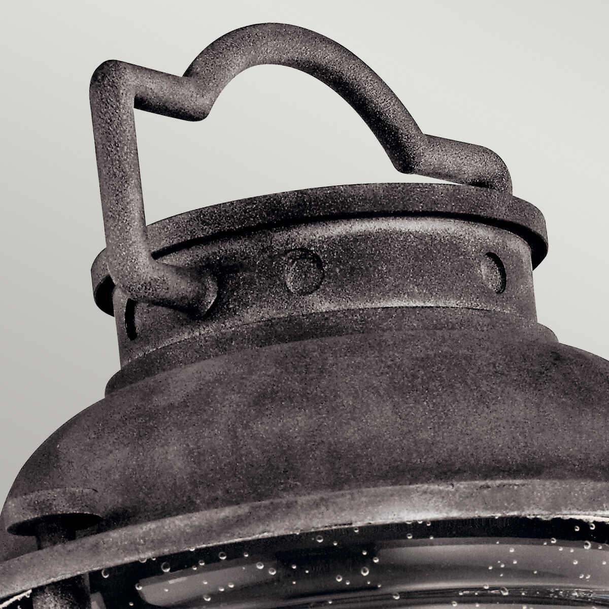 kichler ashland outdoor pedestal light Detailed Close Up