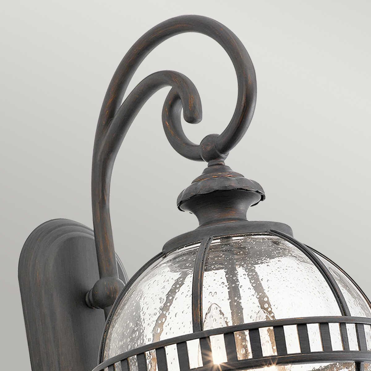 Kichler Halleron Outdoor 2 Light Wall Lantern by Elstead Outdoor Lighting 3