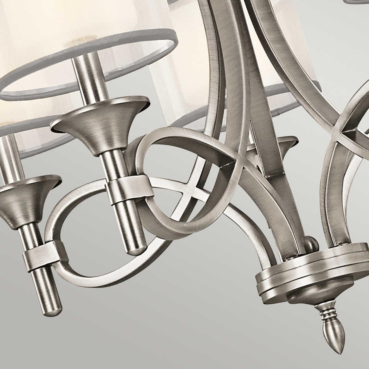 Kichler Lacey 5 Light Chandelier - Antique Pewter-Elstead Lighting-6-Tiffany Lighting Direct