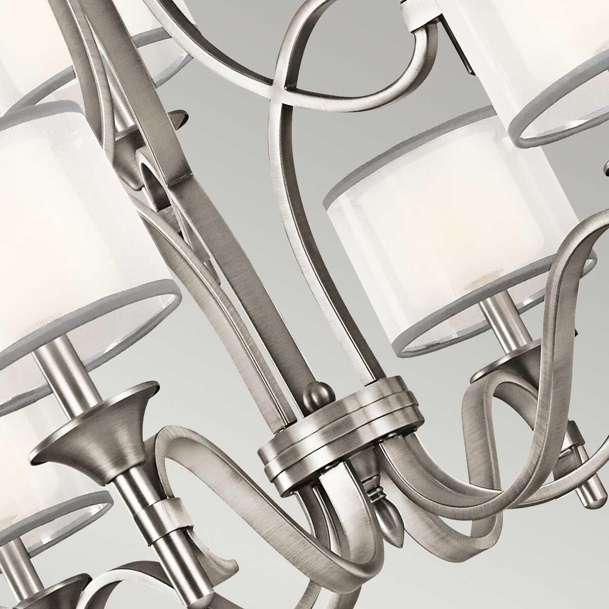Kichler Lacey 9 Light Chandelier - Antique Pewter-Elstead Lighting-6-Tiffany Lighting Direct
