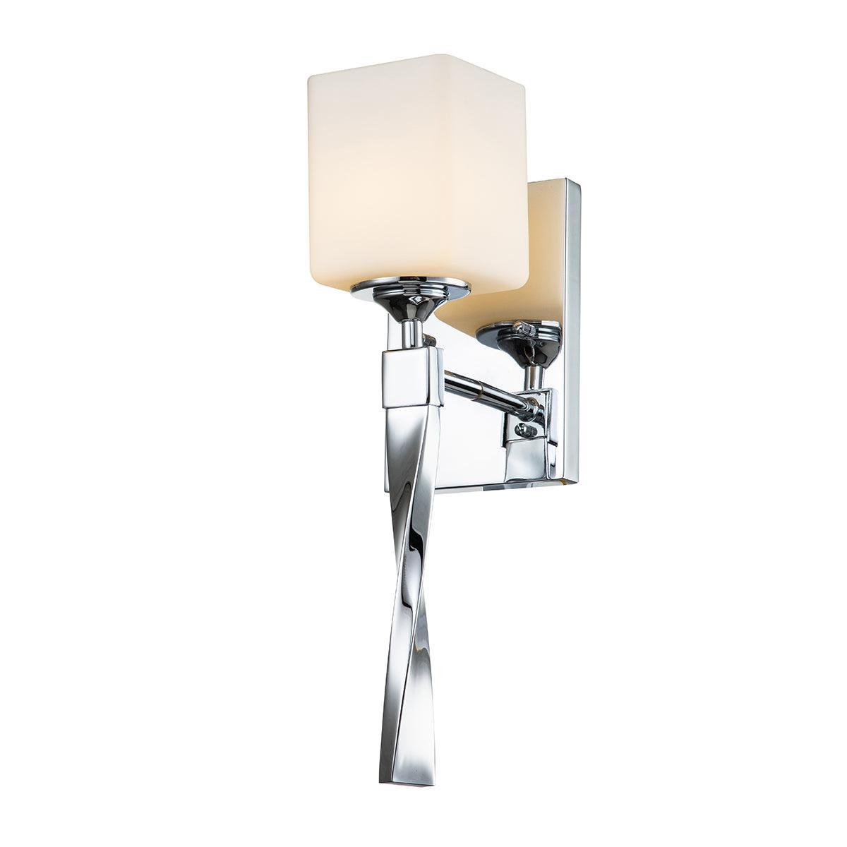 kichler marette 1 light chrome bathroom wall light