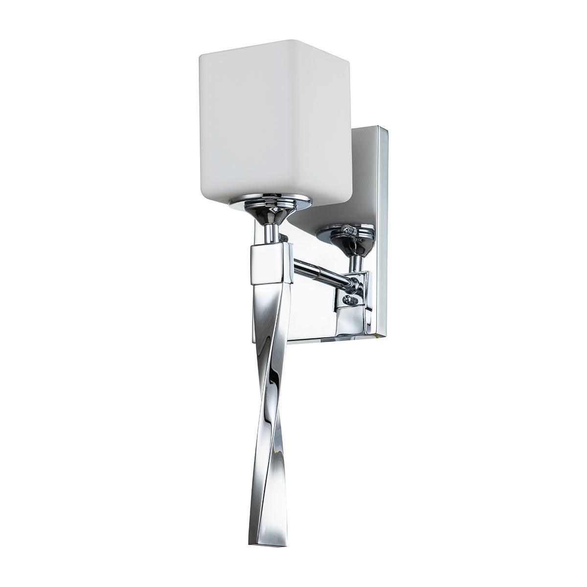 kichler marette 1 light chrome bathroom wall light Close Up LED Bulb