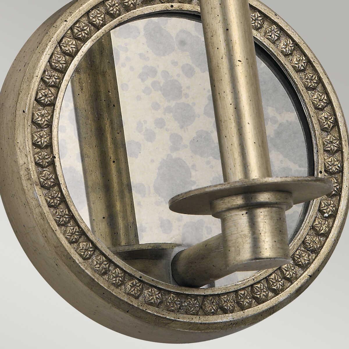 Kichler Rosalie 1 Light Gold Wall Light Close Up Image