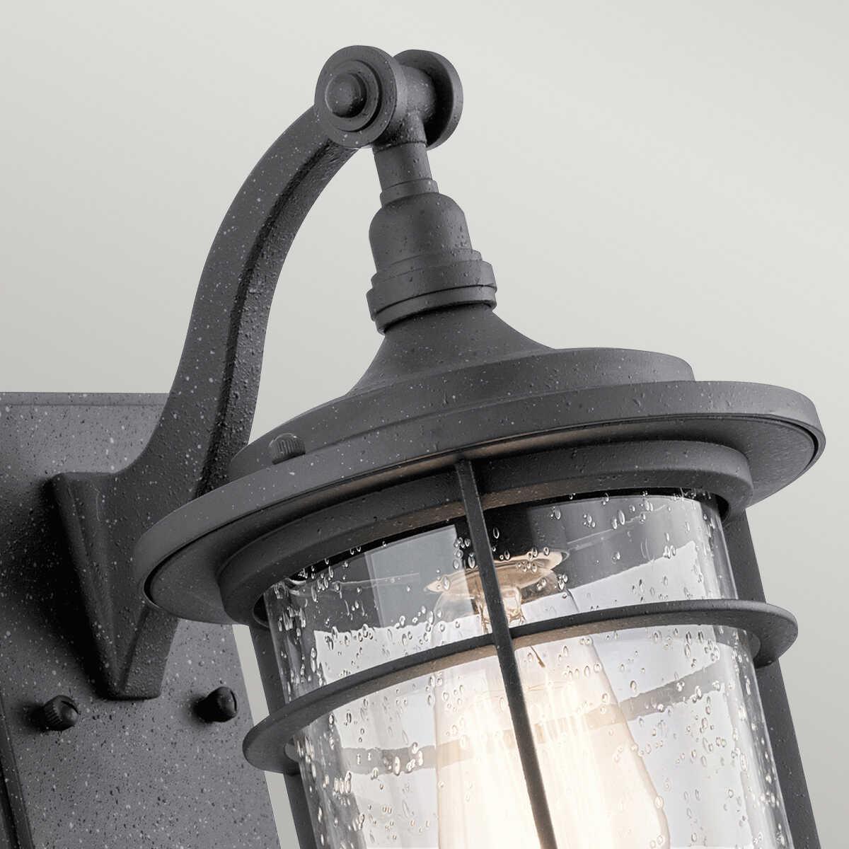 kichler royal marine small outdoor wall light Detailed Close Up