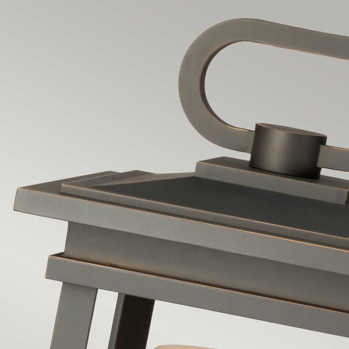 kichler south hope large outdoor pedestal light Detailed Close Up