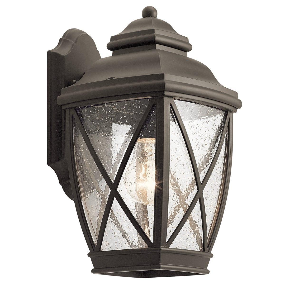Kichler Tangier Medium Bronze Outdoor Wall Lantern 1