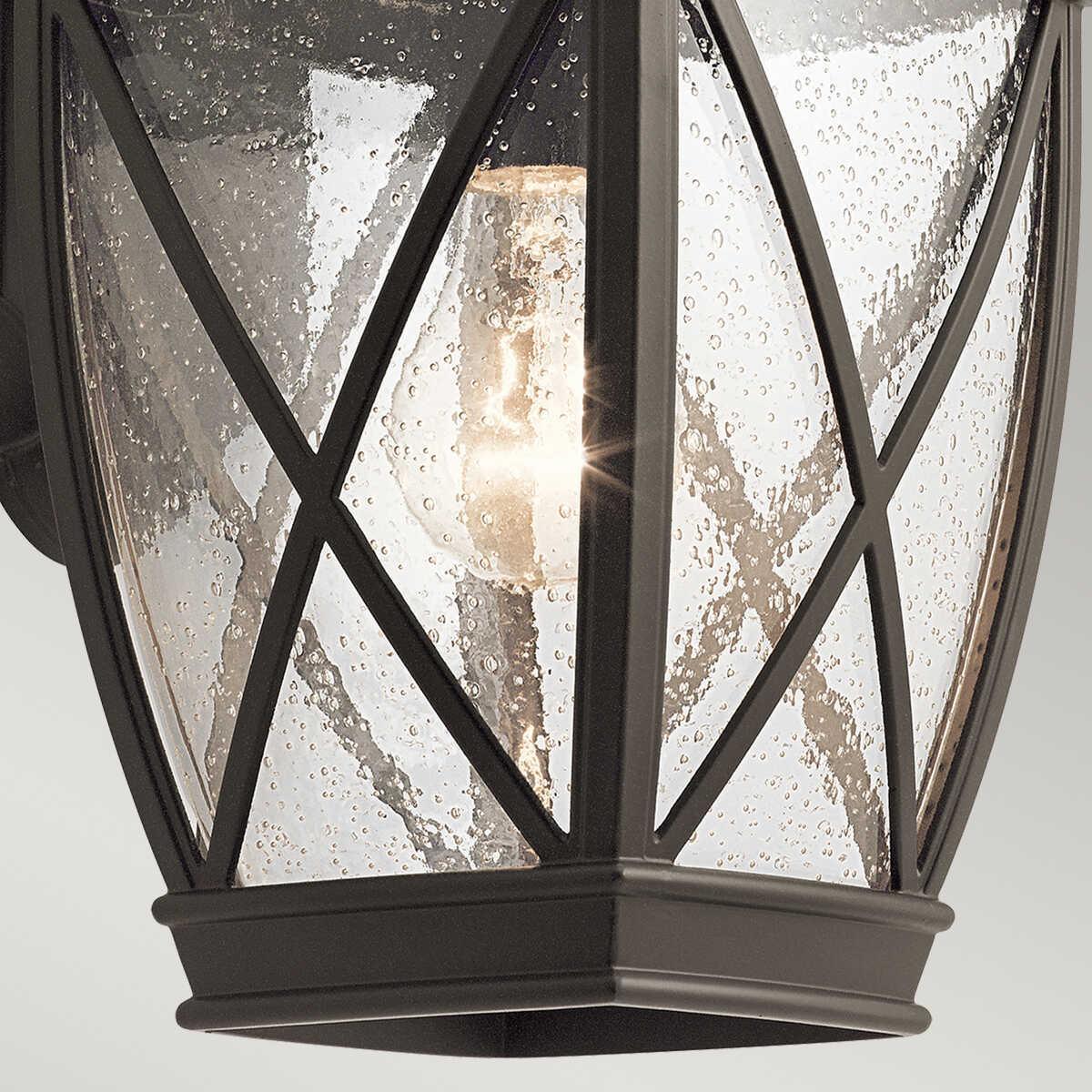 Kichler Tangier Medium Bronze Outdoor Wall Lantern Exterior fitting