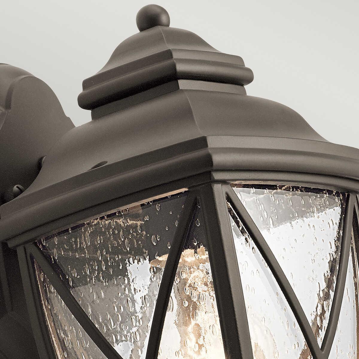 IP Rating Image - Brass wall Light Bathroom or exterior lighting