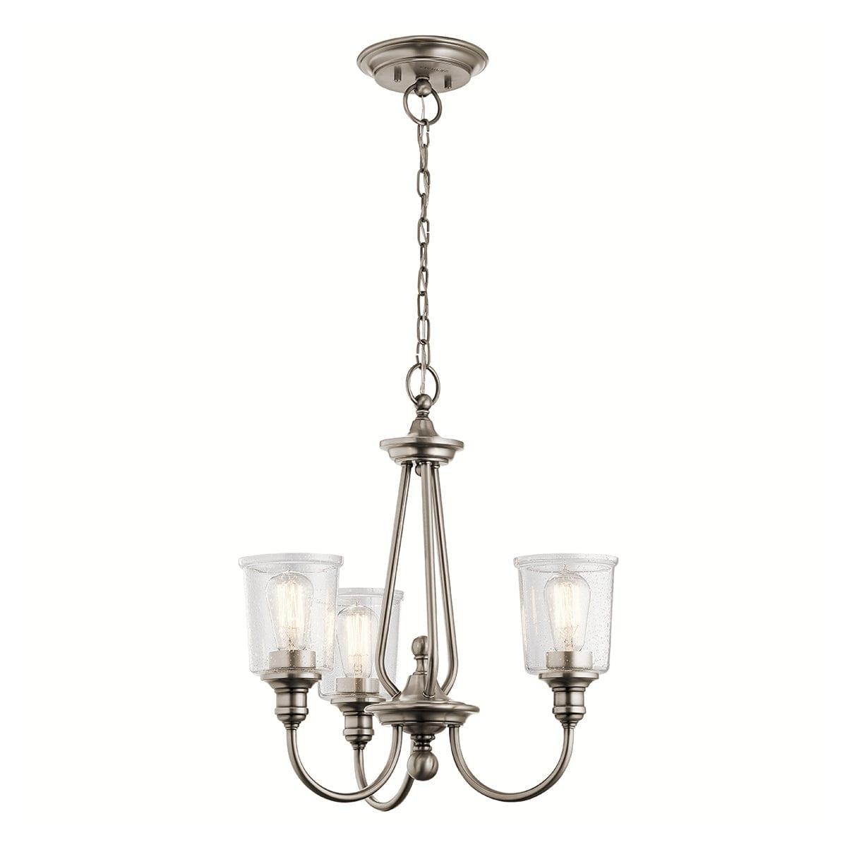 Kichler Waverly 3 Light Chandelier - Classic Pewter-Elstead Lighting-1-Tiffany Lighting Direct