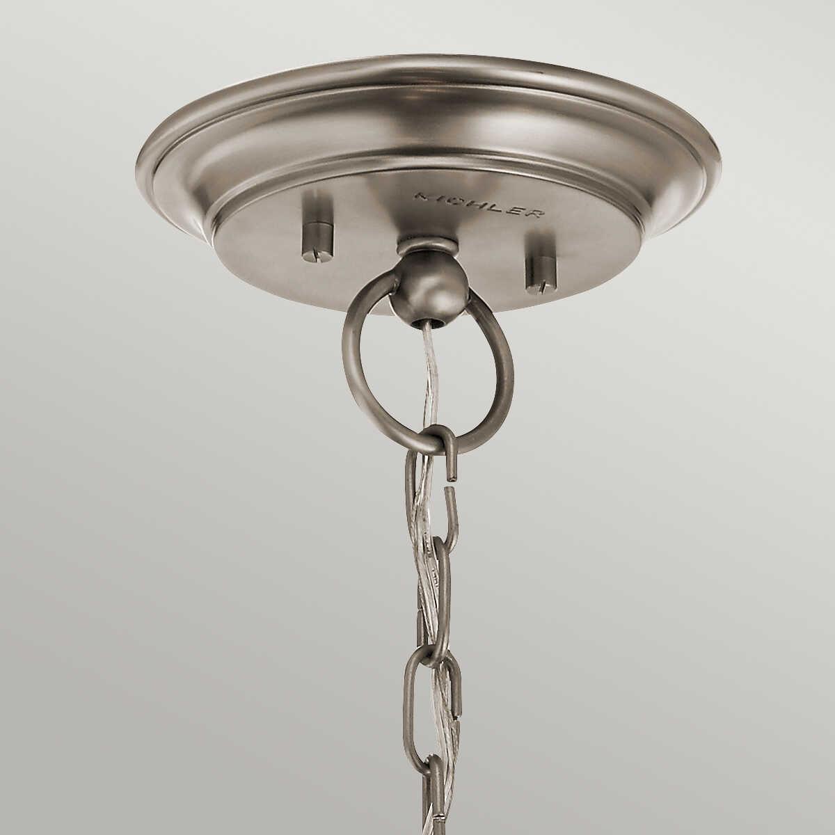 Kichler Waverly 3 Light Chandelier - Classic Pewter-Elstead Lighting-5-Tiffany Lighting Direct