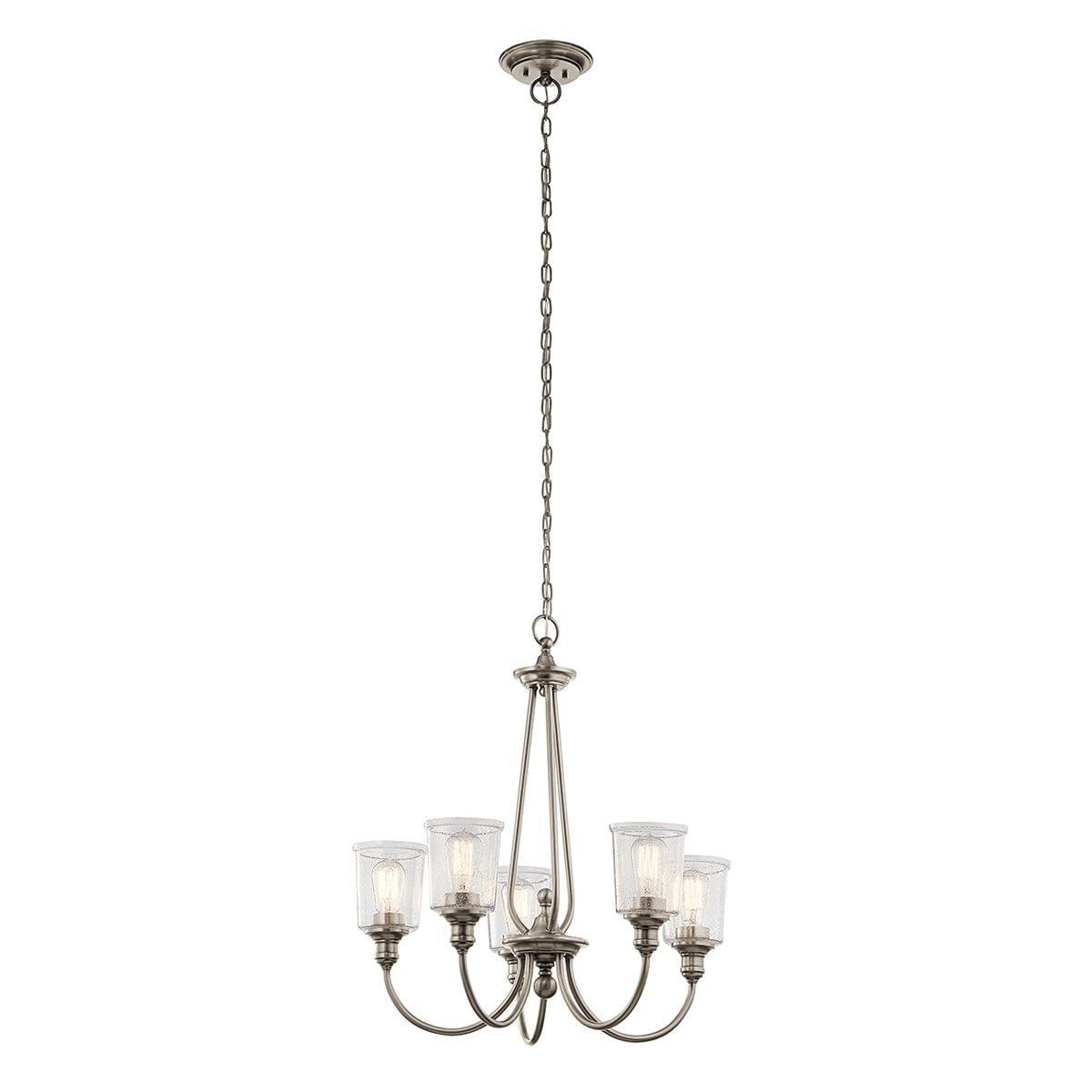 Kichler Waverly 5 Light Chandelier - Classic Pewter-Elstead Lighting-1-Tiffany Lighting Direct