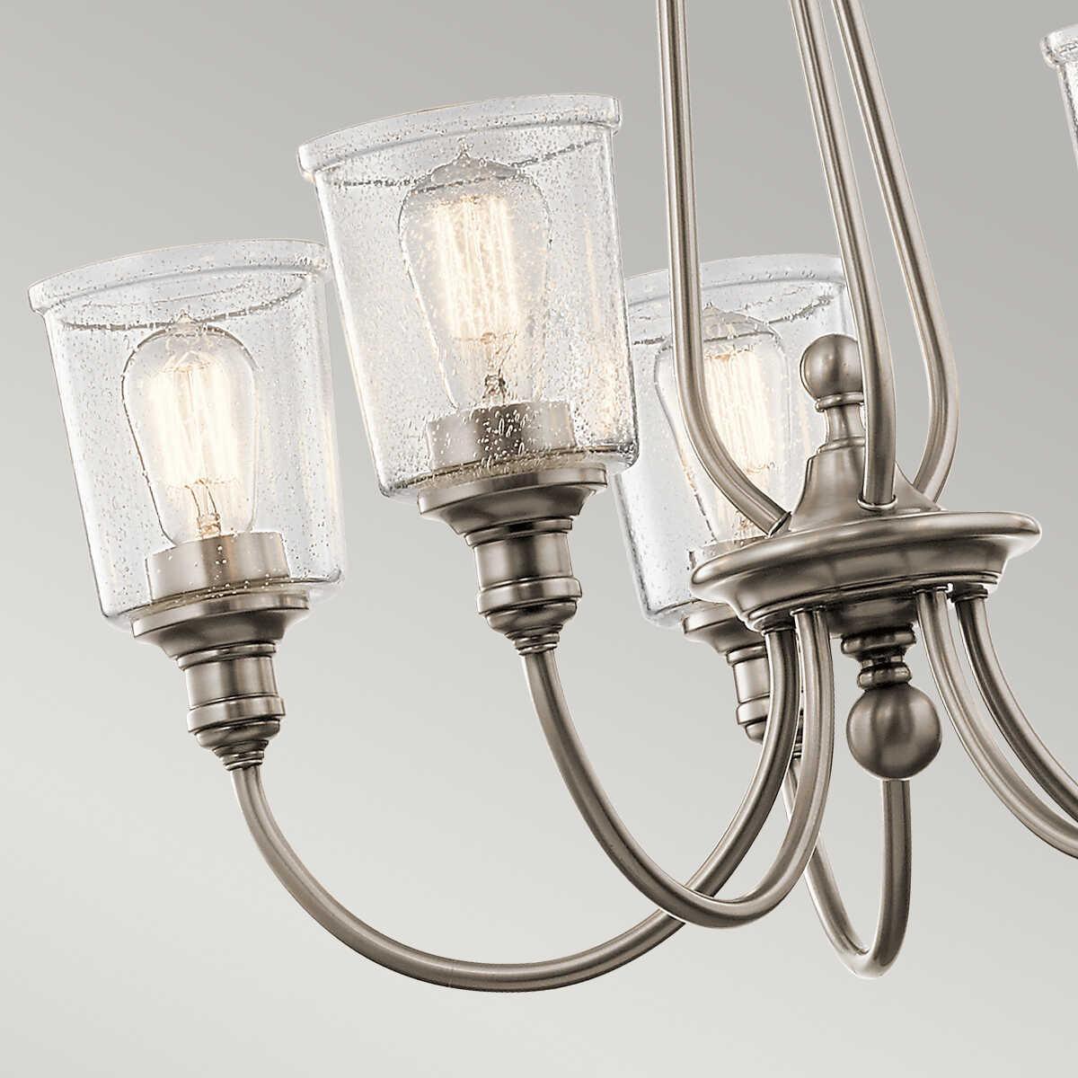 Kichler Waverly 5 Light Chandelier - Classic Pewter-Elstead Lighting-2-Tiffany Lighting Direct