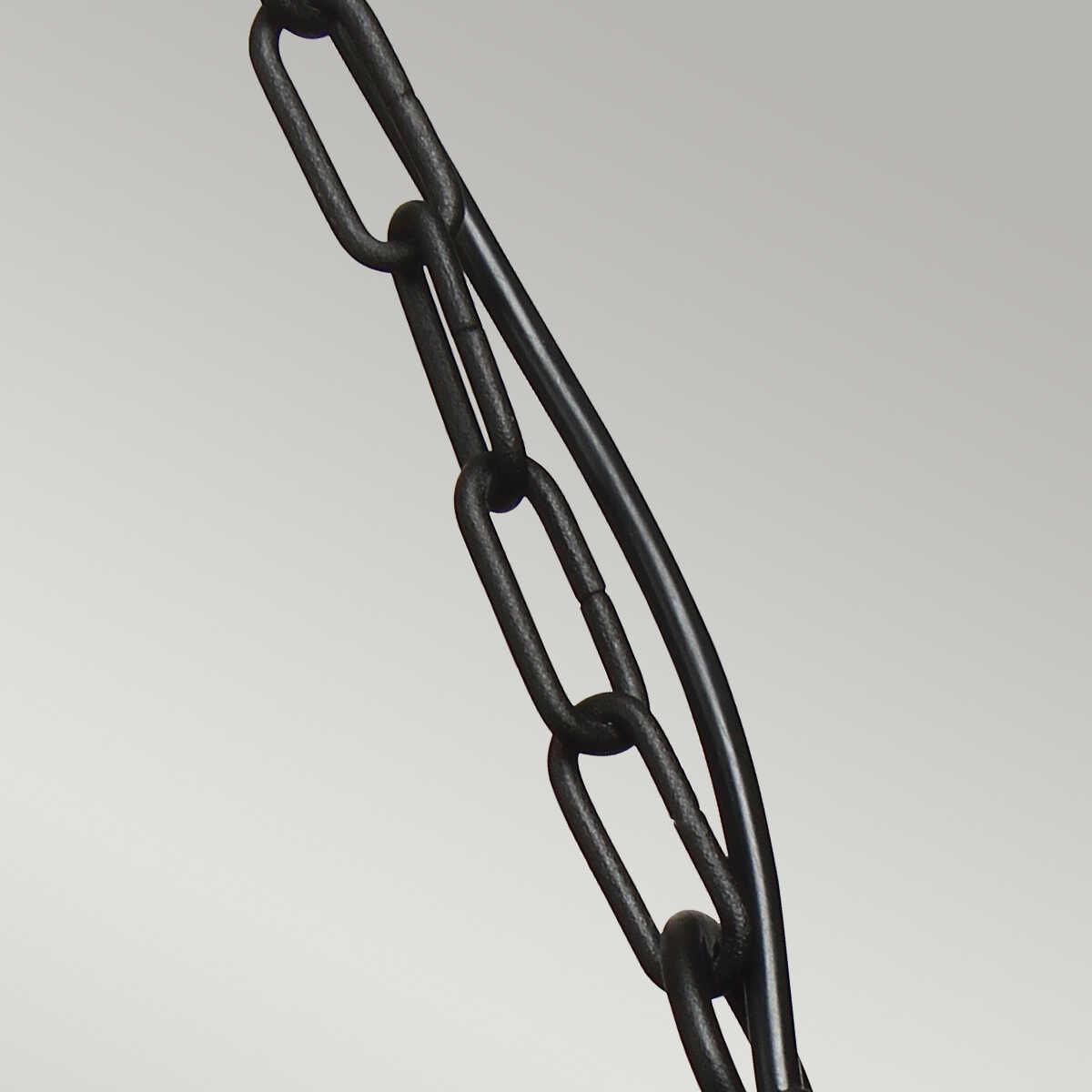 elstead klampenborg black outdoor pendant Living Room Close Up