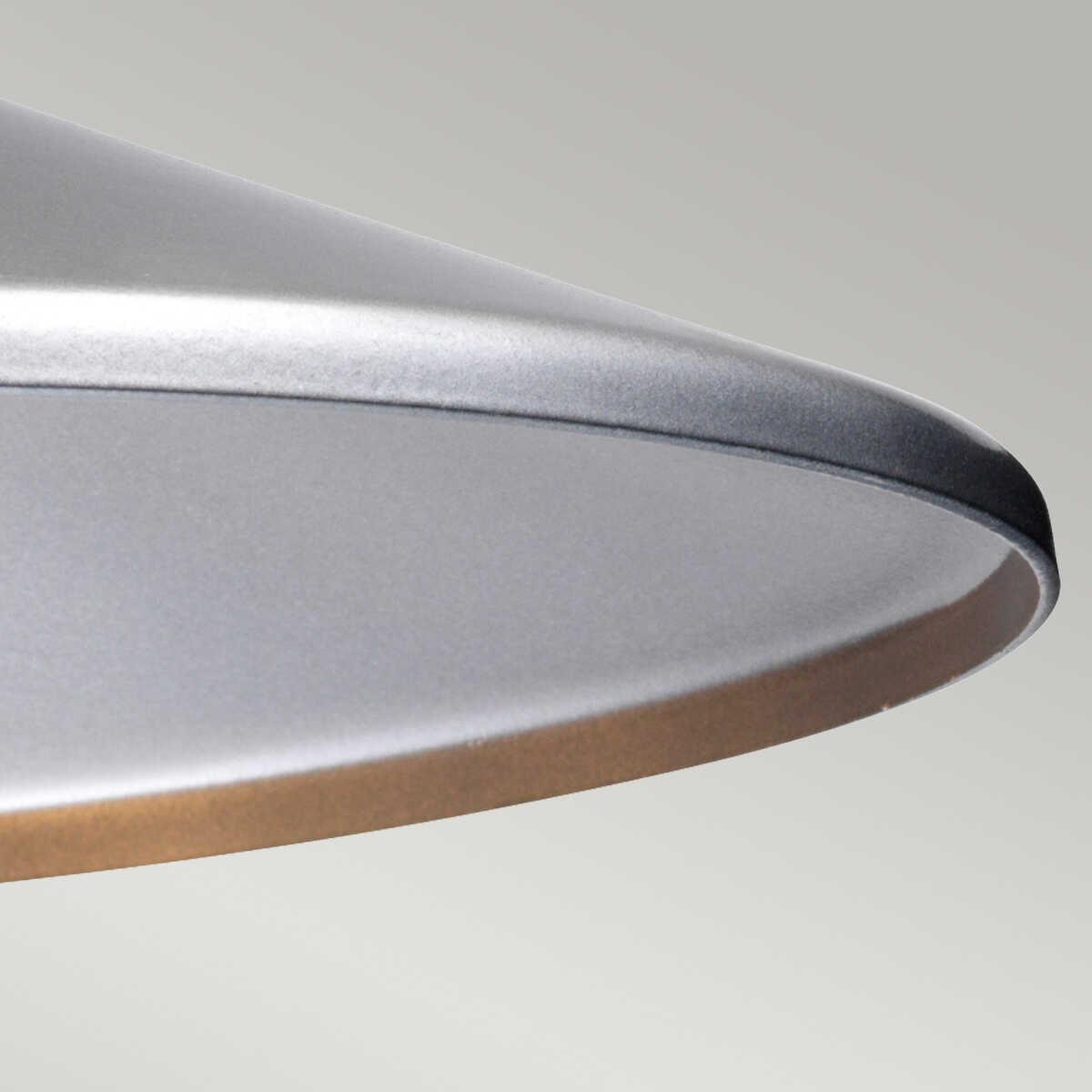 elstead klampenborg silver outdoor pendant lantern Other Close Up