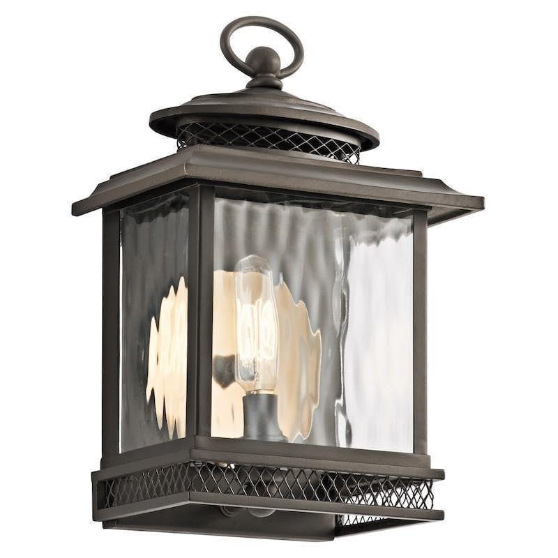 Elstead Pettiford Olde Bronze Finish Small Outdoor Wall Lantern 1