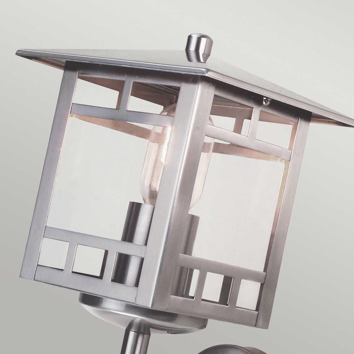 elstead kolne stainless steel outdoor wall light Living Room Close Up