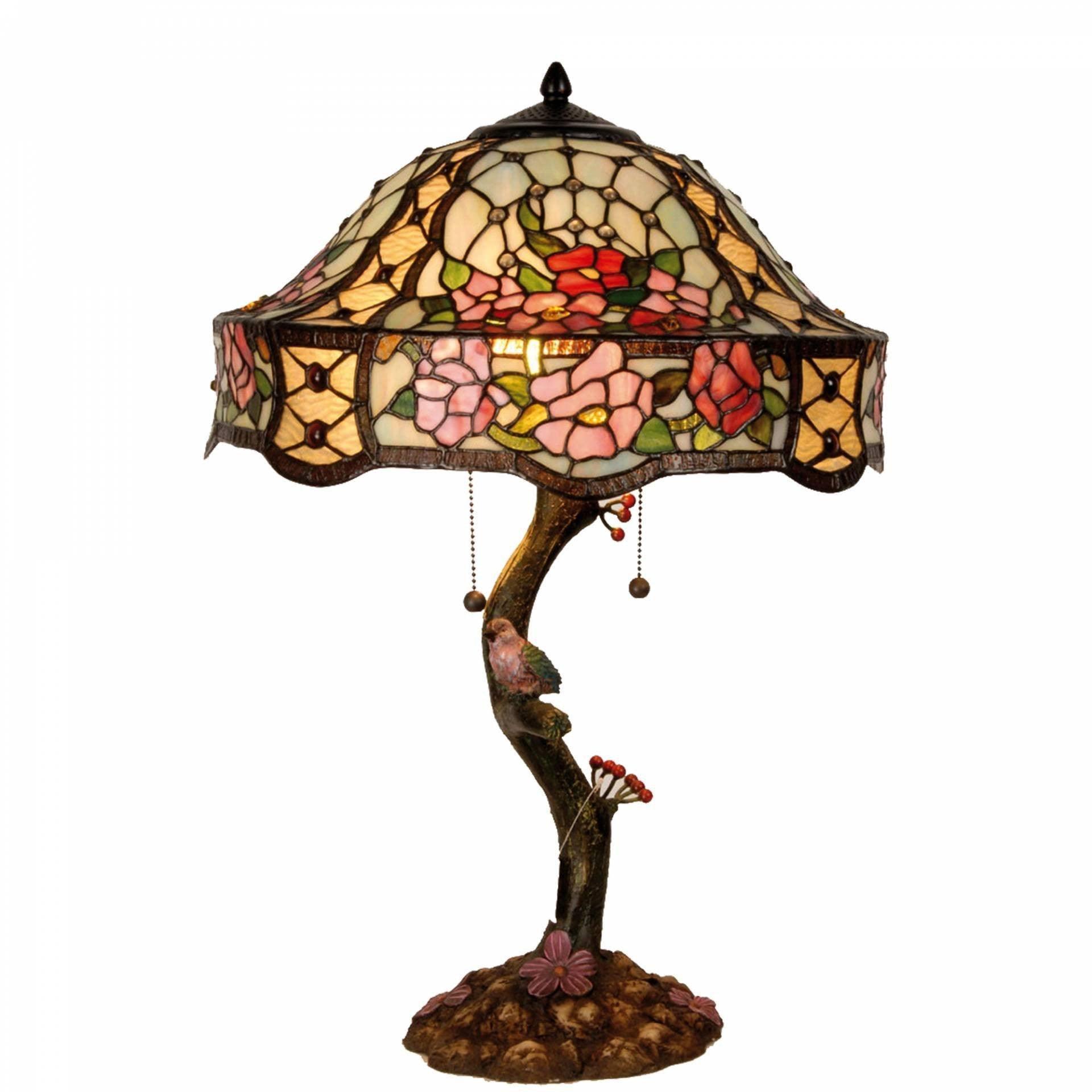 Large Tiffany Lamps - Aviary Tiffany Lamp