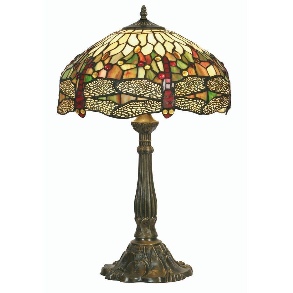 Large Tiffany Lamps - Oaks Dragonfly Tiffany Lamp OT 1485/16TL