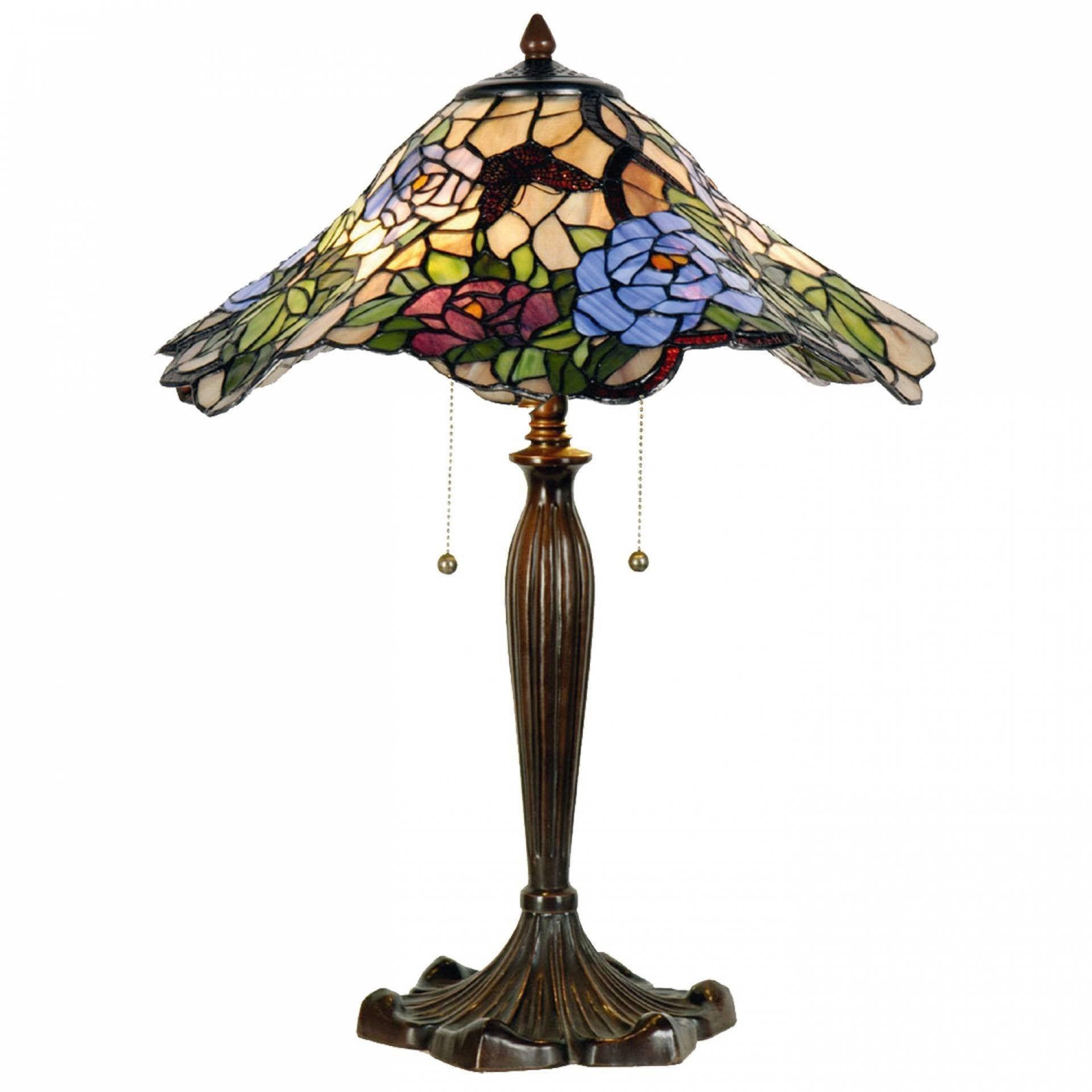 Large Tiffany Lamps - Poole Tiffany Lamp